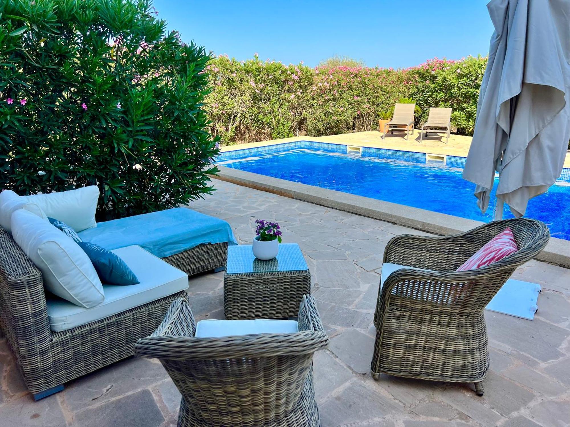 Casa Luz Solar - Schoene Finca In Strandnaehe, Privatpool, Klimaanlage, Wifi サンタニー エクステリア 写真